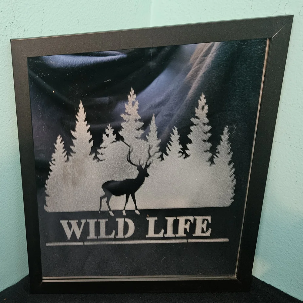 Wild Life Black Framed Wall Art